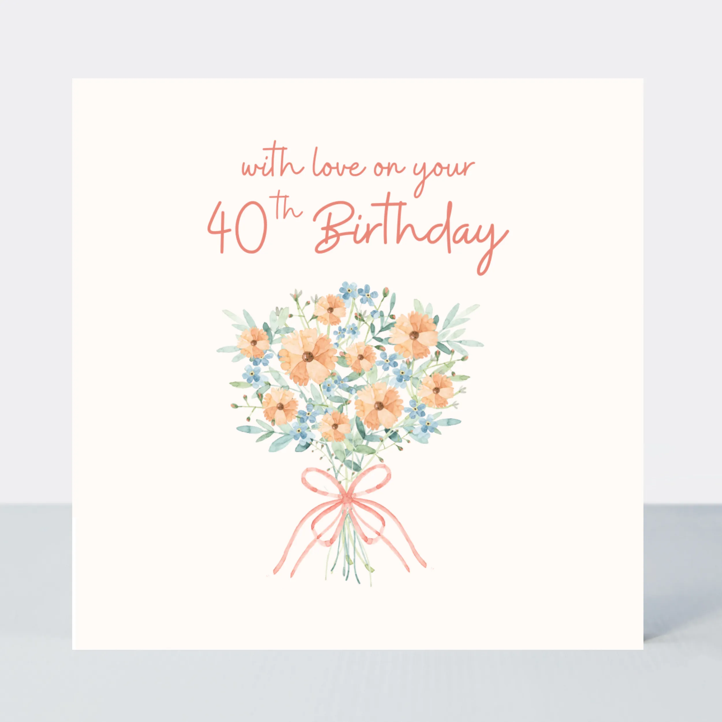 In Clover 40th Birthday Card