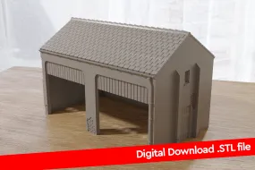 Industrial Garage - Digital Download .STL Files for 3D Printing