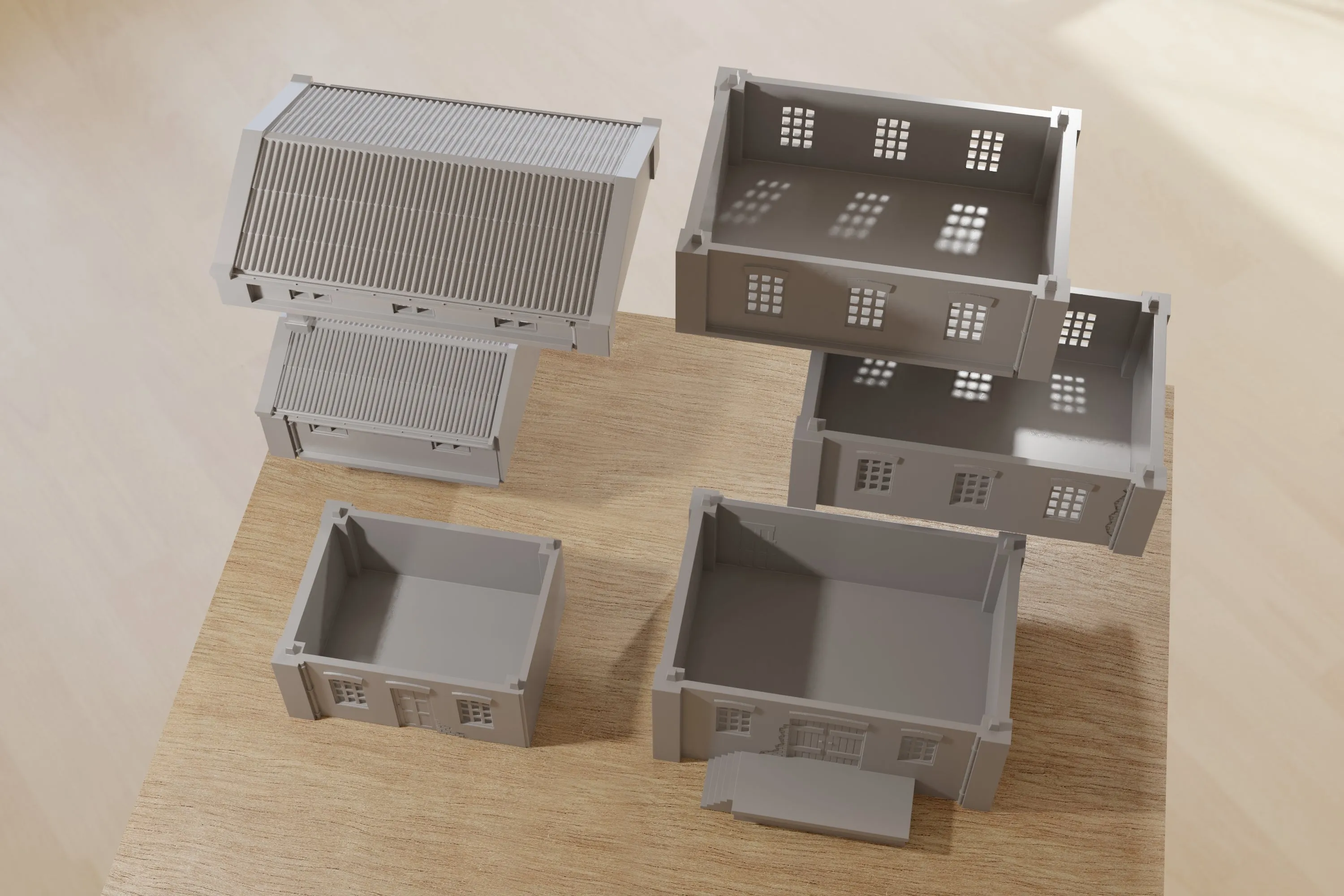 Industrial Mill - Digital Download .STL Files for 3D Printing