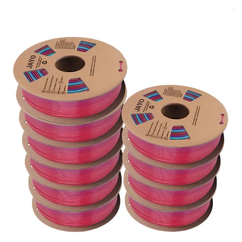 JAYO PLA 10x1kg 1.75mm: High Quality 3D Printer Filament, Many Colours