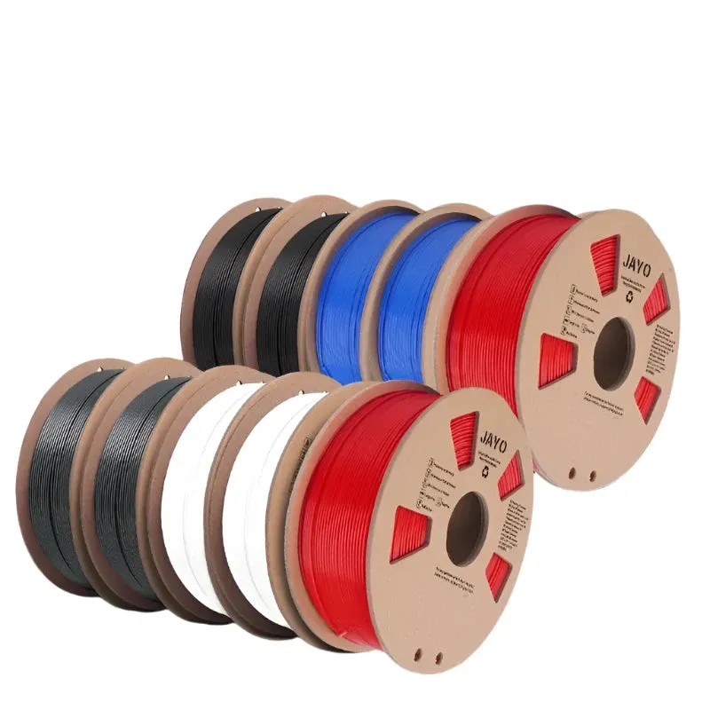 JAYO PLA 10x1kg 1.75mm: High Quality 3D Printer Filament, Many Colours