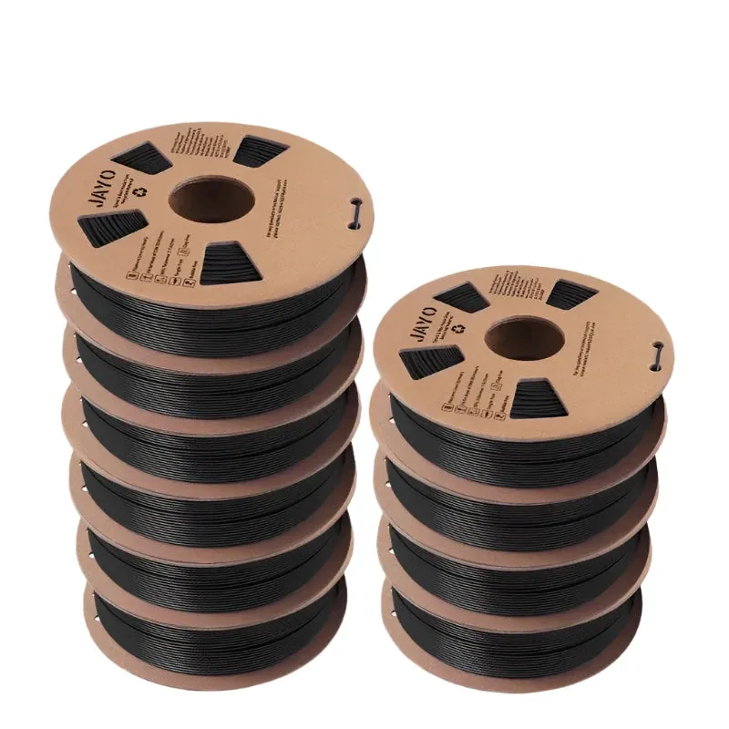 JAYO PLA 10x1kg 1.75mm: High Quality 3D Printer Filament, Many Colours