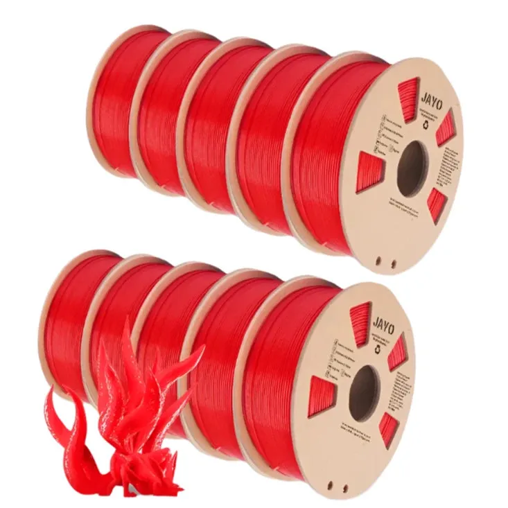 JAYO PLA 10x1kg 1.75mm: High Quality 3D Printer Filament, Many Colours