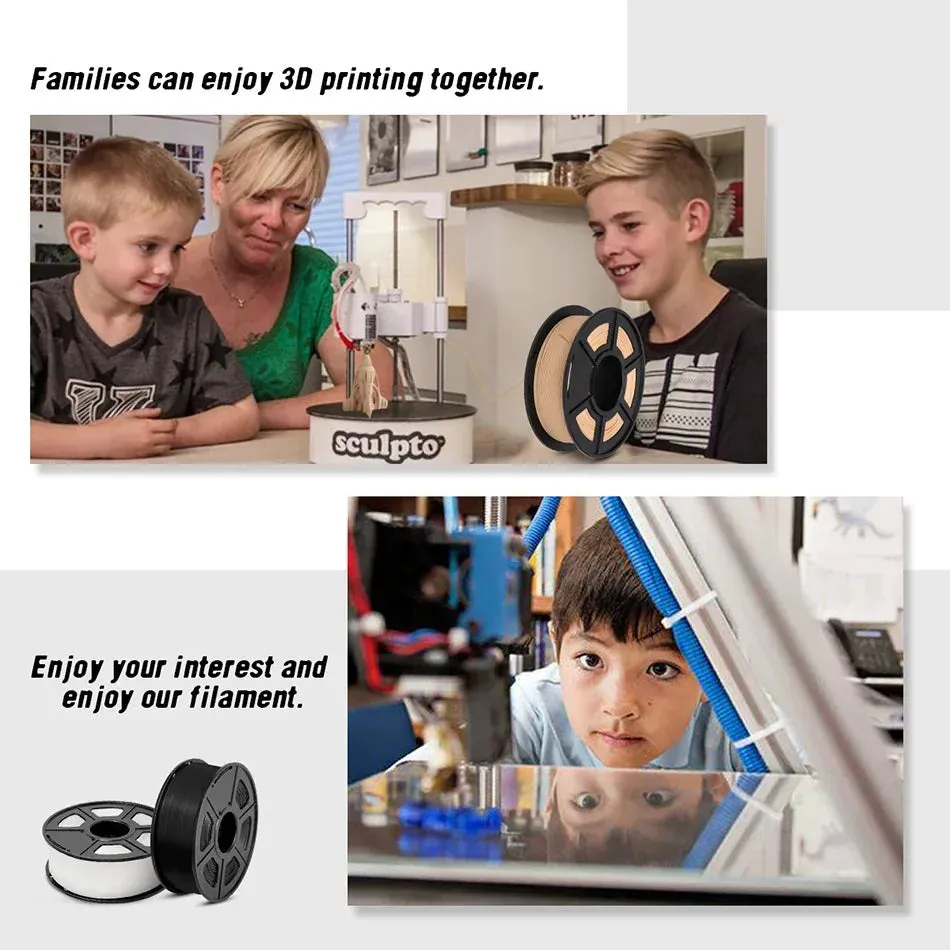 JAYO PLA 10x1kg 1.75mm: High Quality 3D Printer Filament, Many Colours