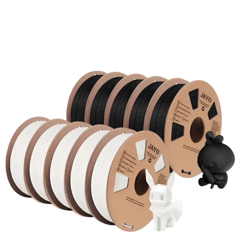 JAYO PLA MATTE 10x1kg 1.75mm: High Quality Matte Finish 3D Printer Filament