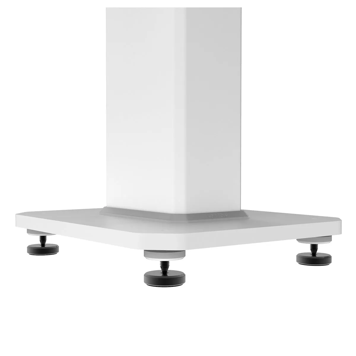Kanto SX22 22" Tall Fillable Speaker Stands with Isolation Feet - Pair (White)