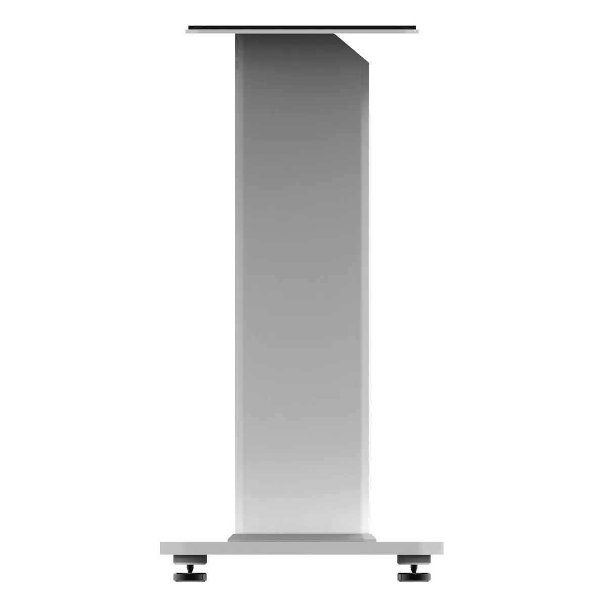 Kanto SX22 22" Tall Fillable Speaker Stands with Isolation Feet - Pair (White)
