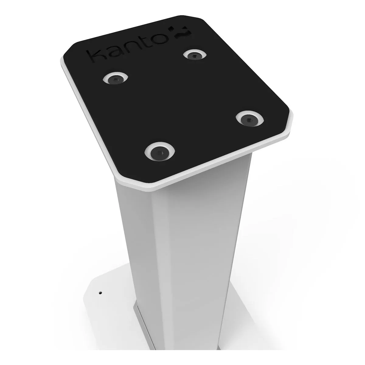 Kanto SX22 22" Tall Fillable Speaker Stands with Isolation Feet - Pair (White)