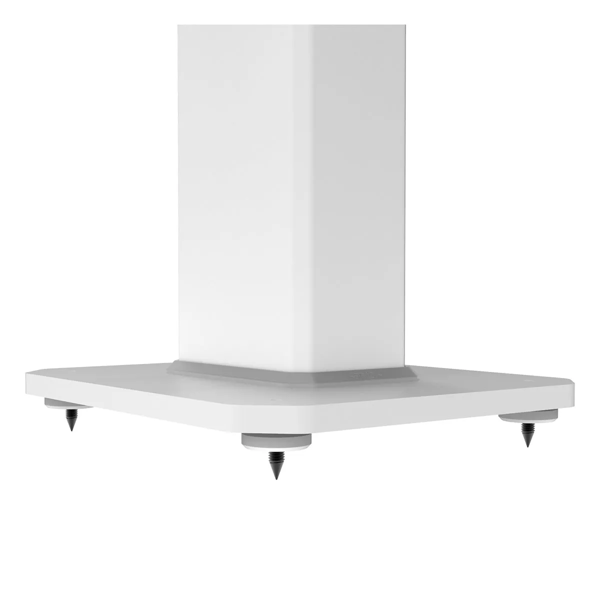 Kanto SX22 22" Tall Fillable Speaker Stands with Isolation Feet - Pair (White)