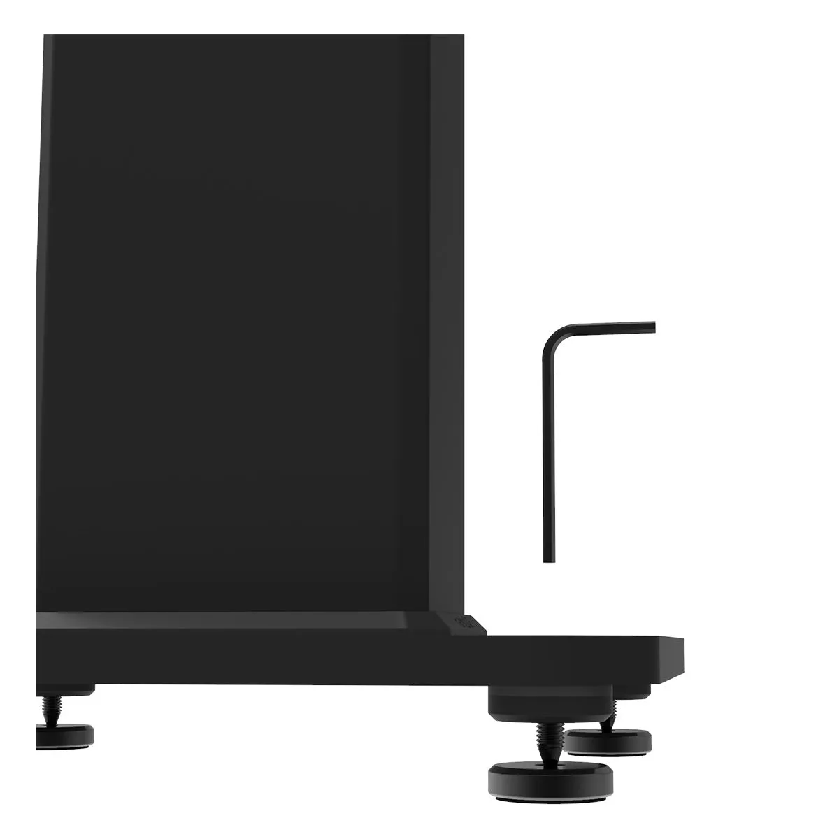 Kanto SX26 26" Tall Fillable Speaker Stands with Isolation Feet - Pair (Black)