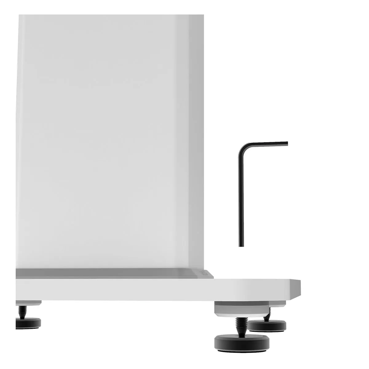 Kanto SX26 26" Tall Fillable Speaker Stands with Isolation Feet - Pair (White)