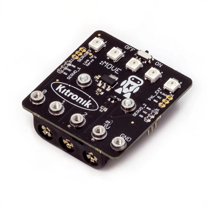 Kitronik Servo:Lite board for :MOVE mini