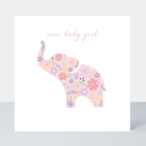 Lavender Haze Baby Girl Card