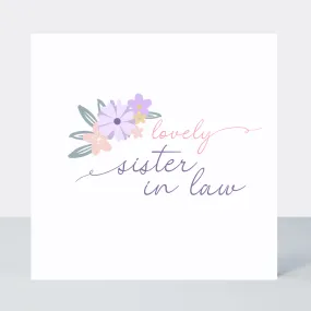 Lavender Haze Sister In Law Card