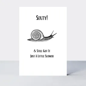 Law Of The Jungle Sixty Birthday Card