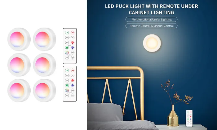 LEDs Puck Light Cabinet