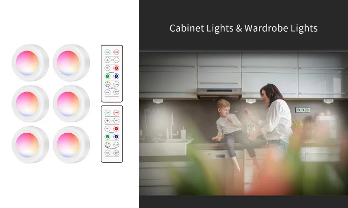 LEDs Puck Light Cabinet