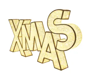 Letters - 3D XMAS Christmas Outdoor Display LED Lights 1.3M -