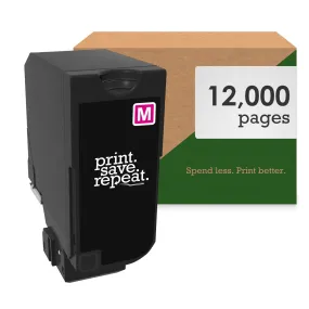 Lexmark 74C1HM0 Magenta High Yield Toner Cartridge for CS725 [12,000 Pages]