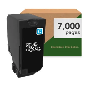 Lexmark 74C1SC0 Cyan Toner Cartridge for CS720, CS725, CX725 [7,000 Pages]