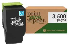 Lexmark C241XC0 Cyan Extra High Yield Toner Cartridge for C2425, C2535, MC2425, MC2535, MC2640 [3,500 Pages]