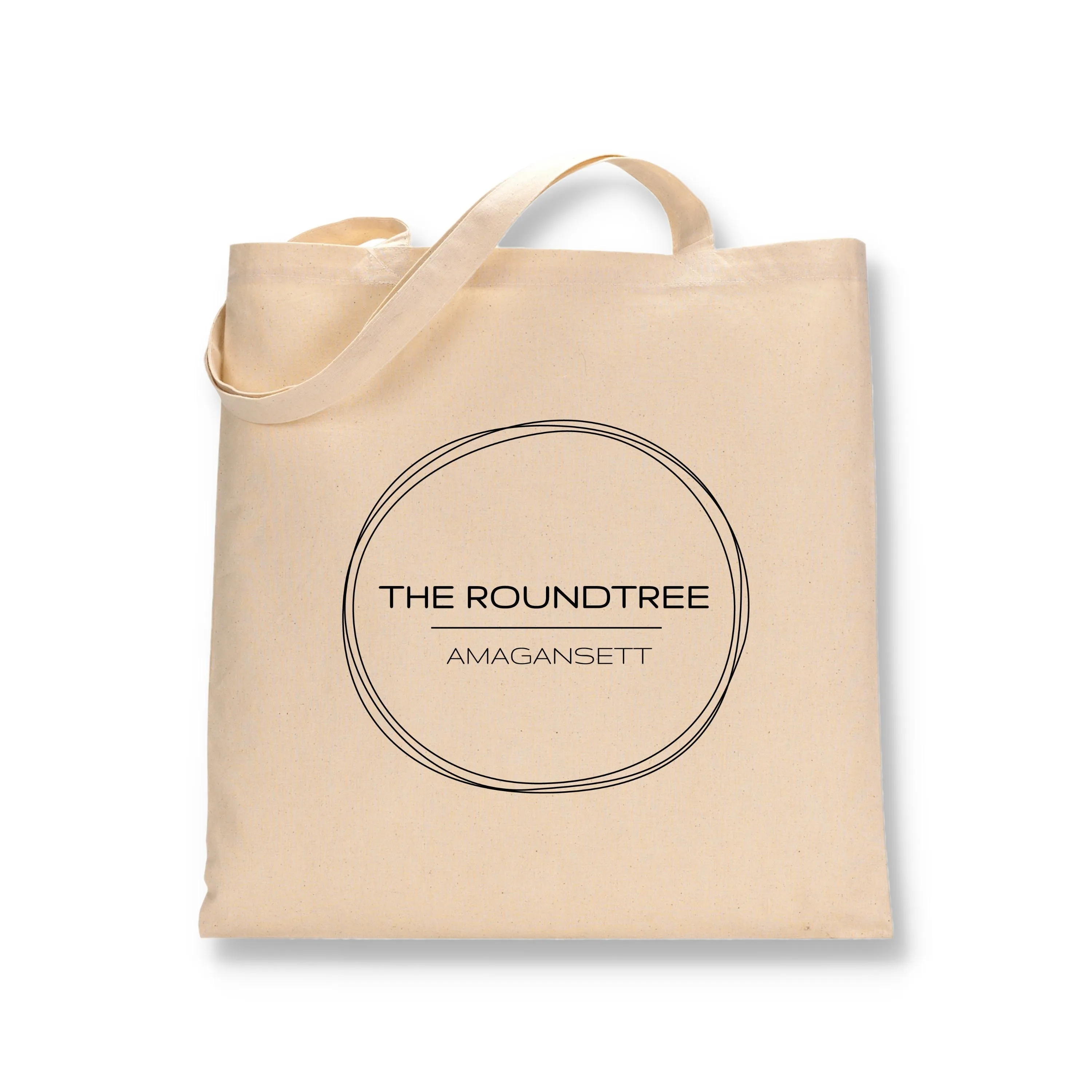 Lightweight Cotton Tote Bags with Two Color Logo Printed