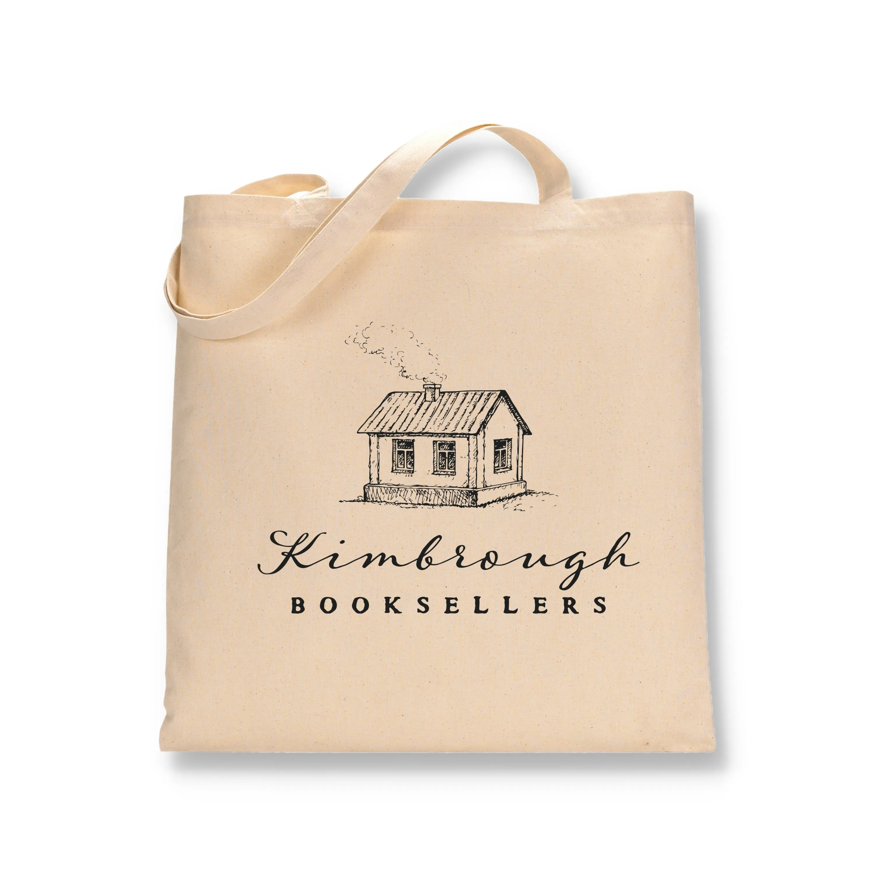 Lightweight Cotton Tote Bags with Two Color Logo Printed