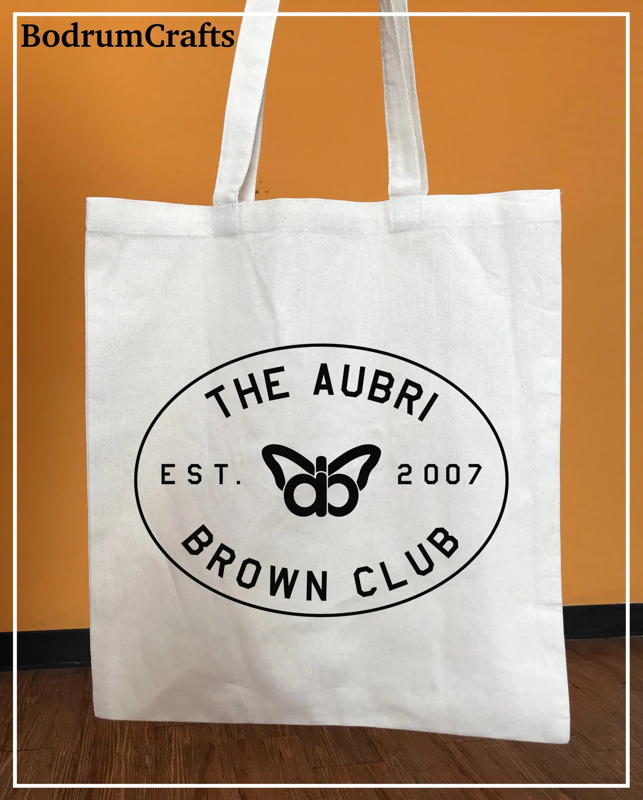 Lightweight Cotton Tote Bags with Two Color Logo Printed