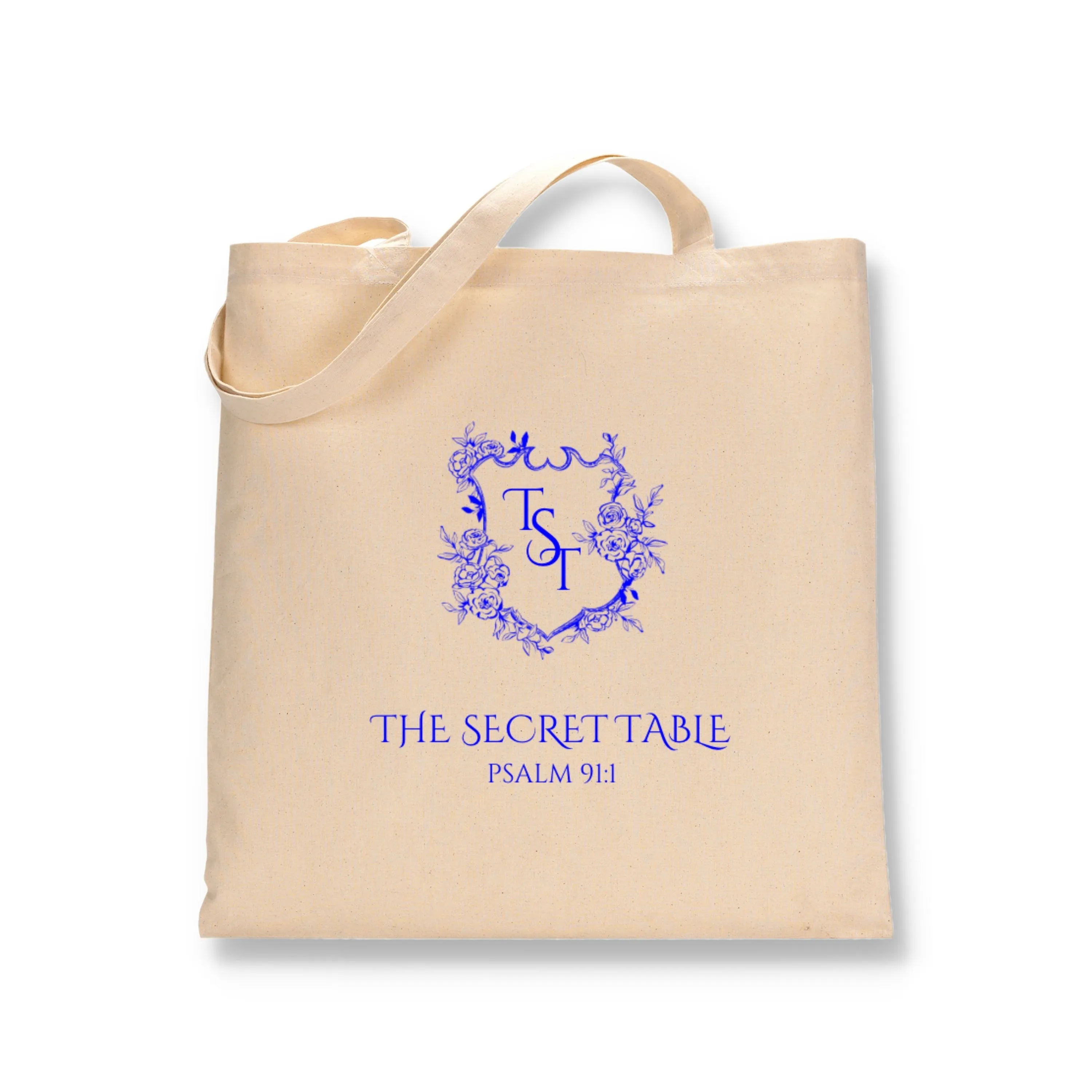 Lightweight Cotton Tote Bags with Two Color Logo Printed
