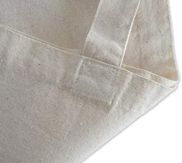 Lightweight Cotton Tote Bags with Two Color Logo Printed