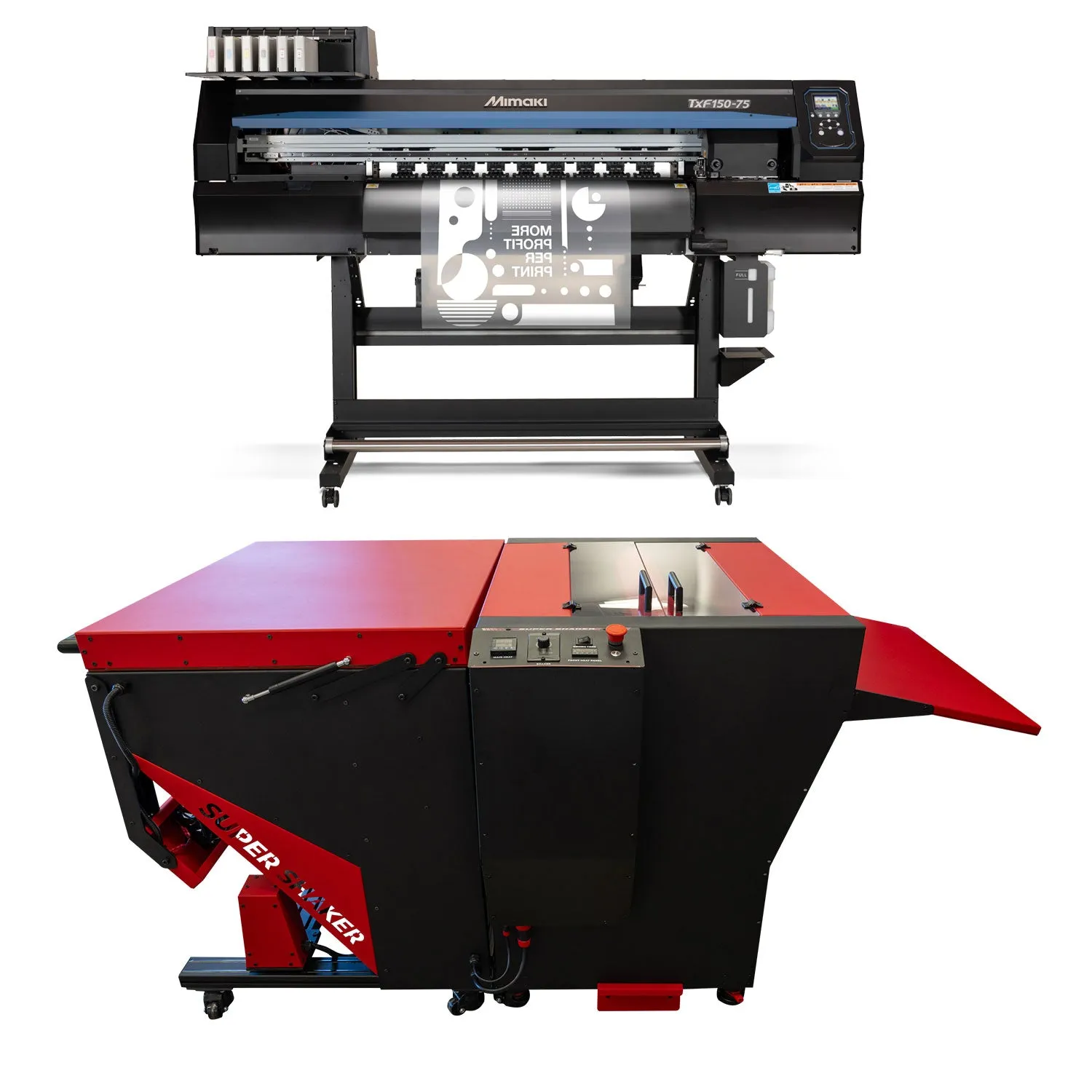 Mimaki TxF150-75 DTF Printer   32" BMAC Industries Super Shaker Package ** Includes Installation & Training