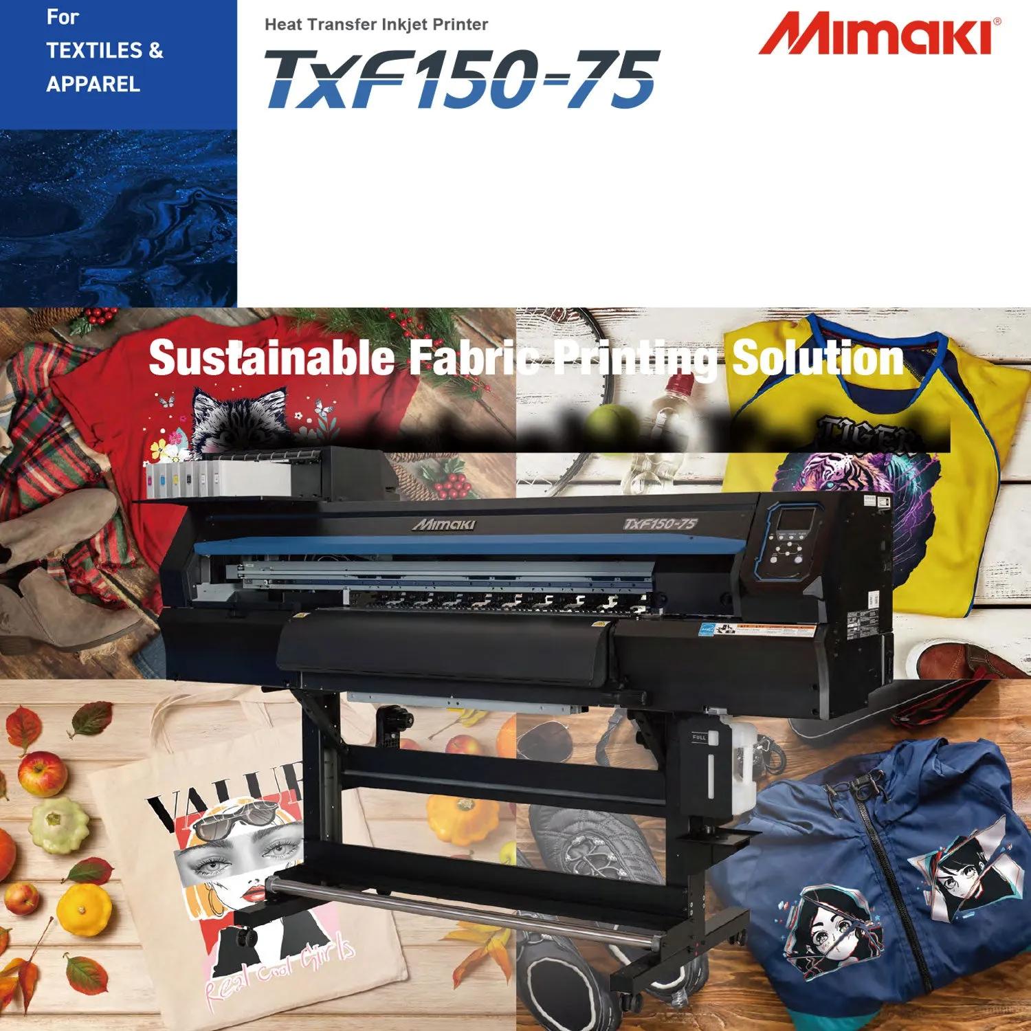 Mimaki TxF150-75 DTF Printer   32" BMAC Industries Super Shaker Package ** Includes Installation & Training