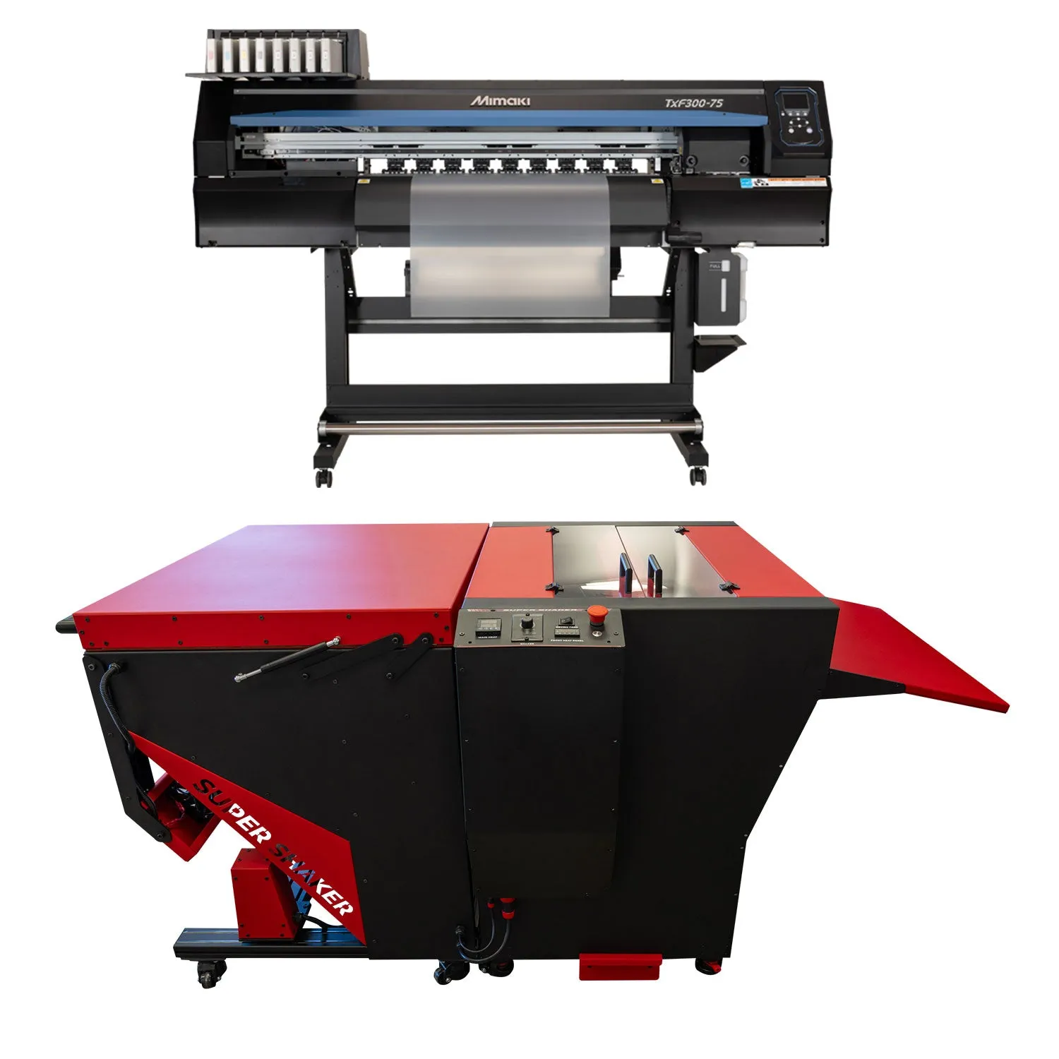 Mimaki TxF300-75 DTF Printer   32" BMAC Industries Super Shaker Package ** Includes Installation & Training