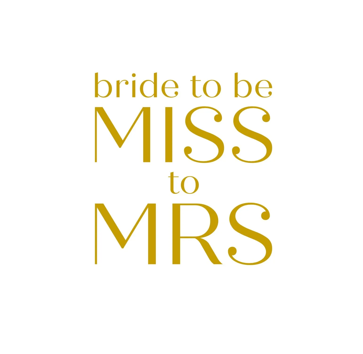 Only Love Bride To Be Card - Foil
