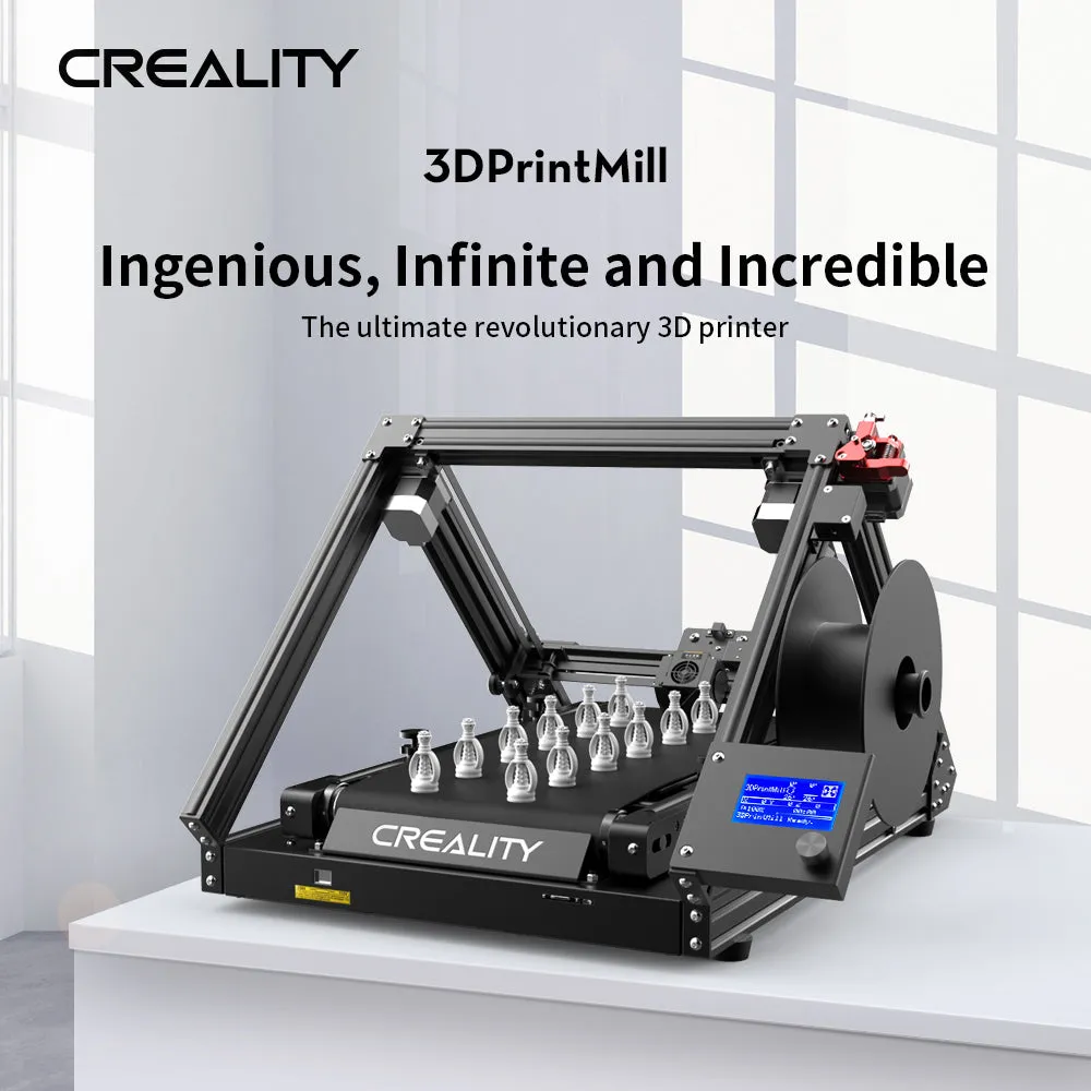 [Open Box] Creality 3DPrintMill Belt 3D Printer, Infinite-Z-axis printing