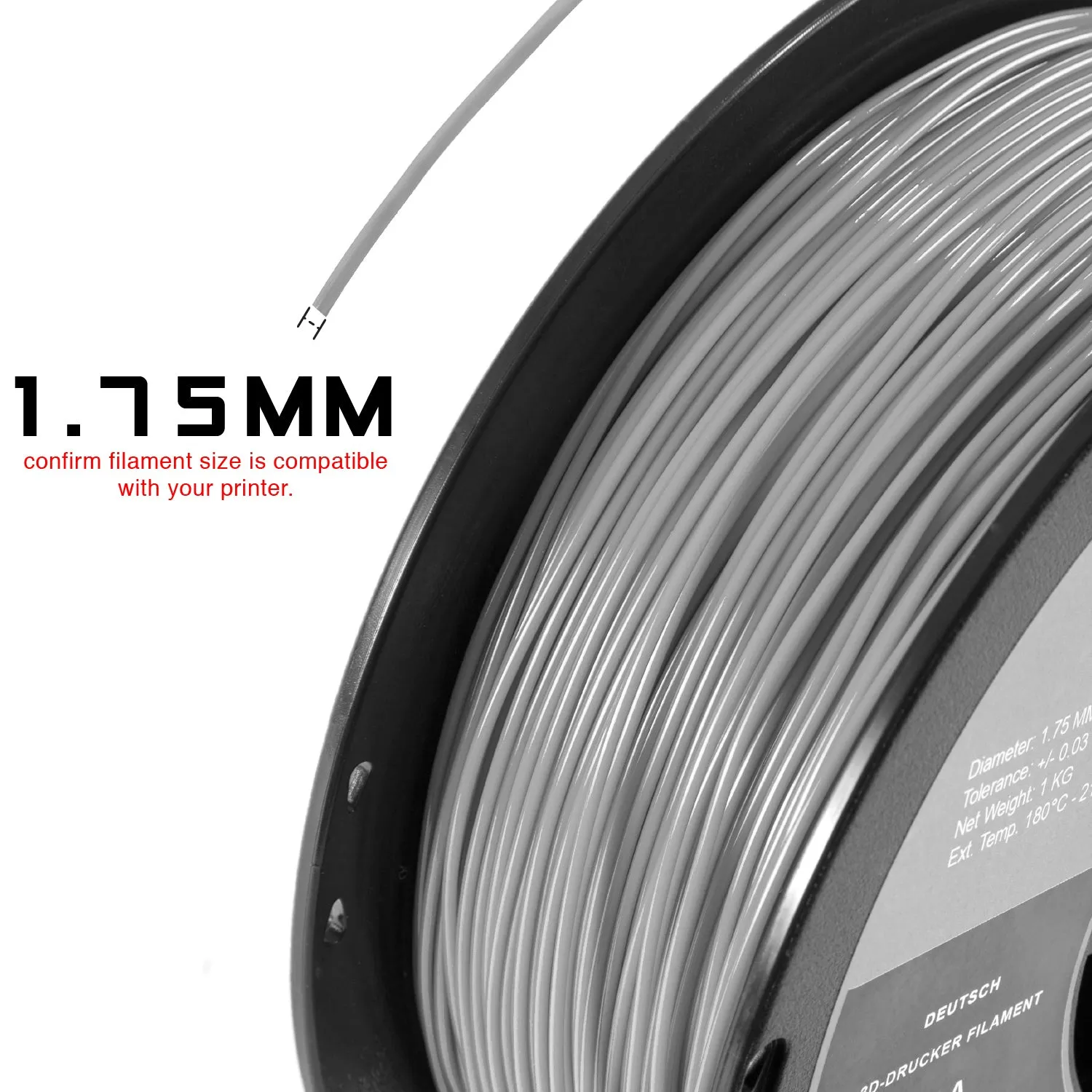 PASTEL GREEN PLA PRO  FILAMENT - 1.75MM, 1KG SPOOL