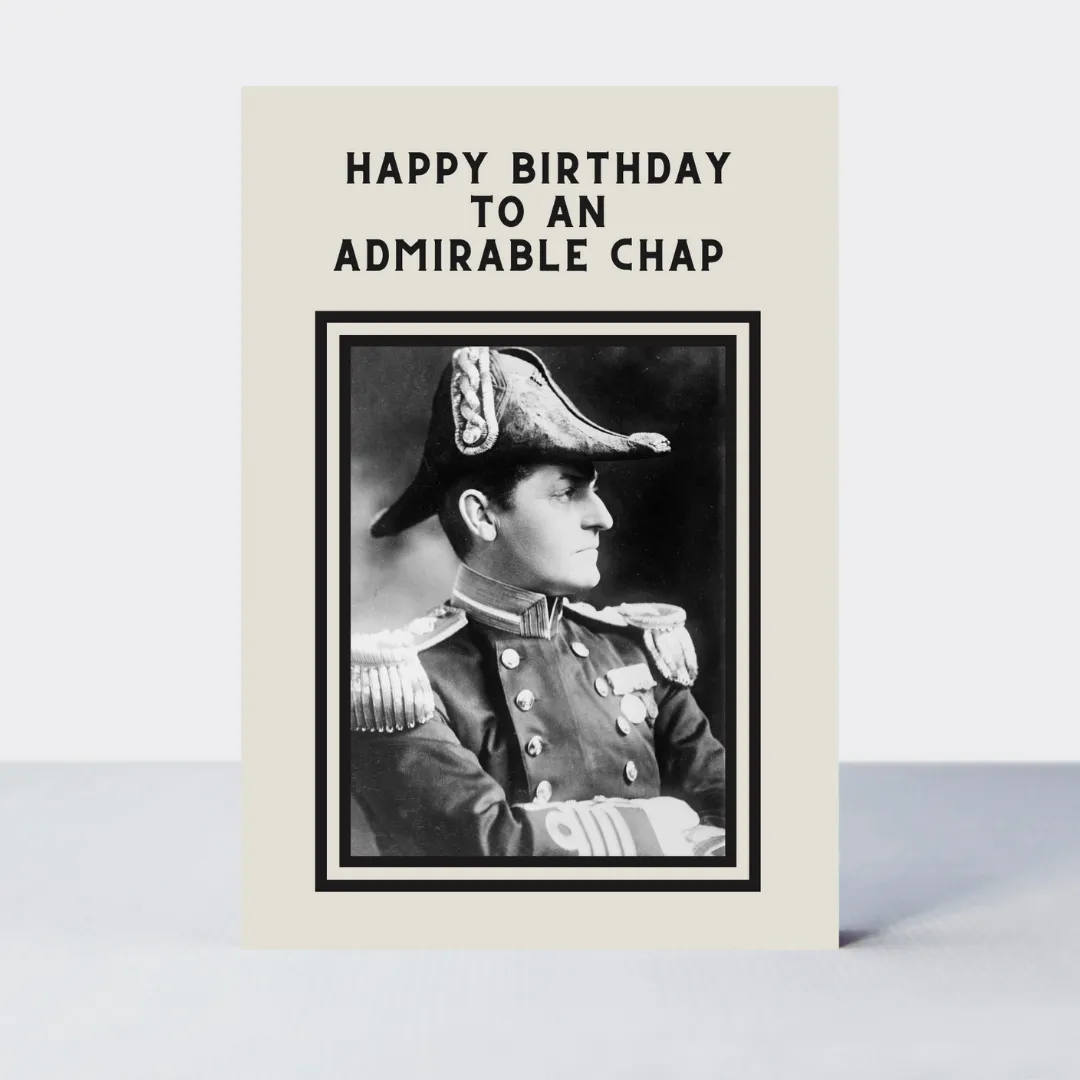 Piccalilli Admirable Chap Birthday Card