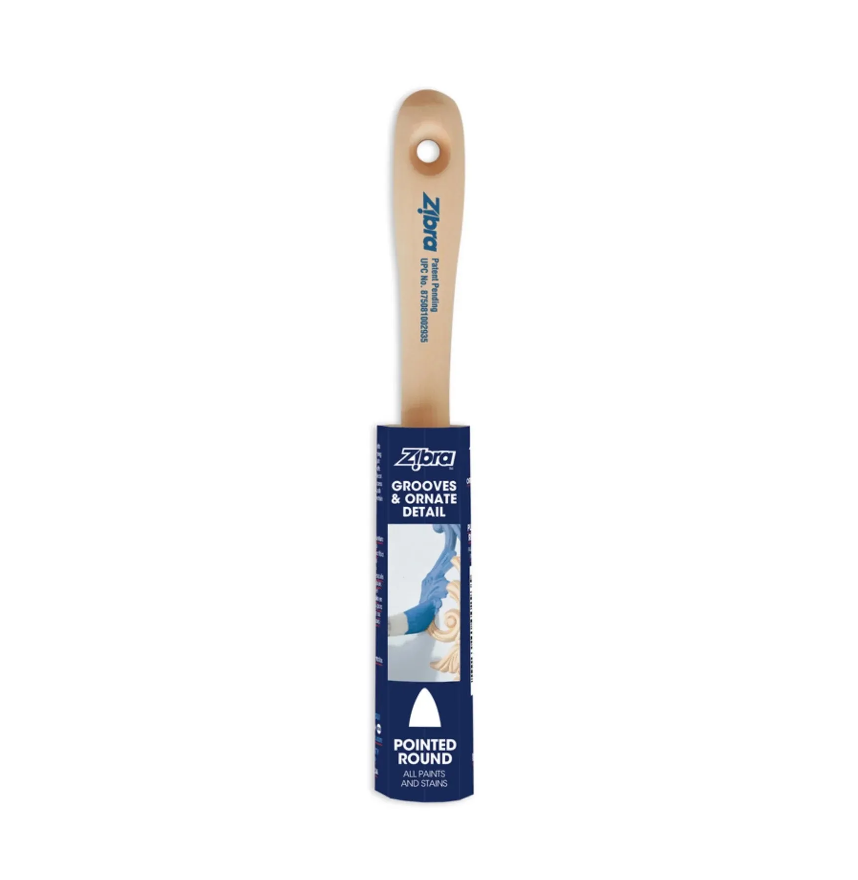 Pointed Round Paint Brush - Zibra