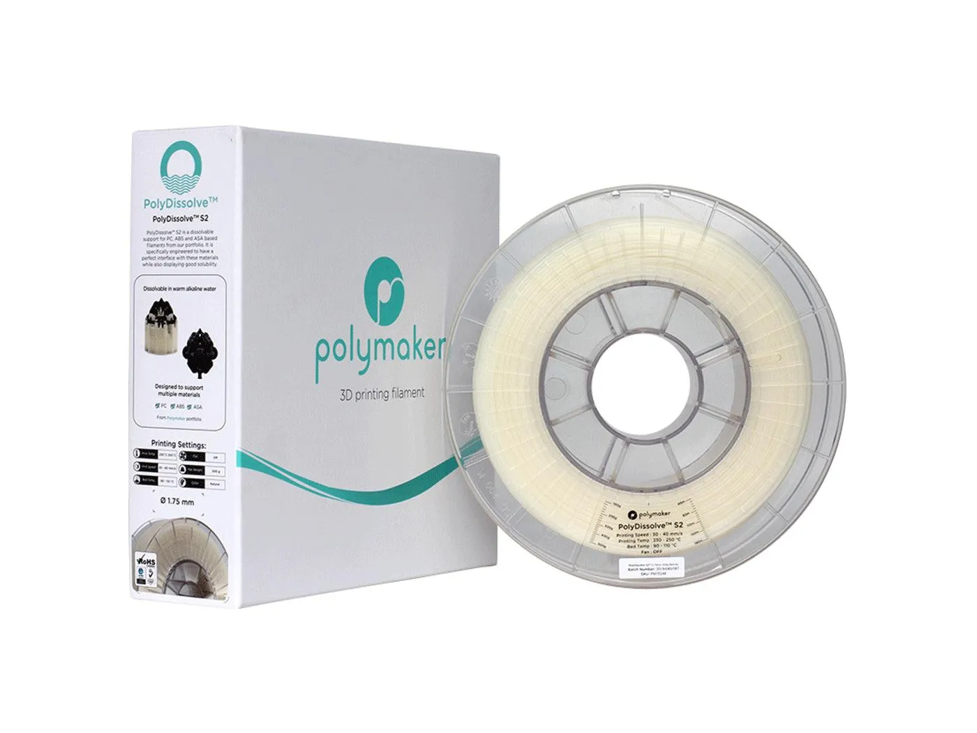 Polymaker PolyDissolve S2 1.75mm 0.5kg