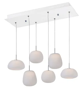 Puffs 6-Light LED Pendant