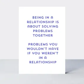 Quip Relationship Problem Solving Card