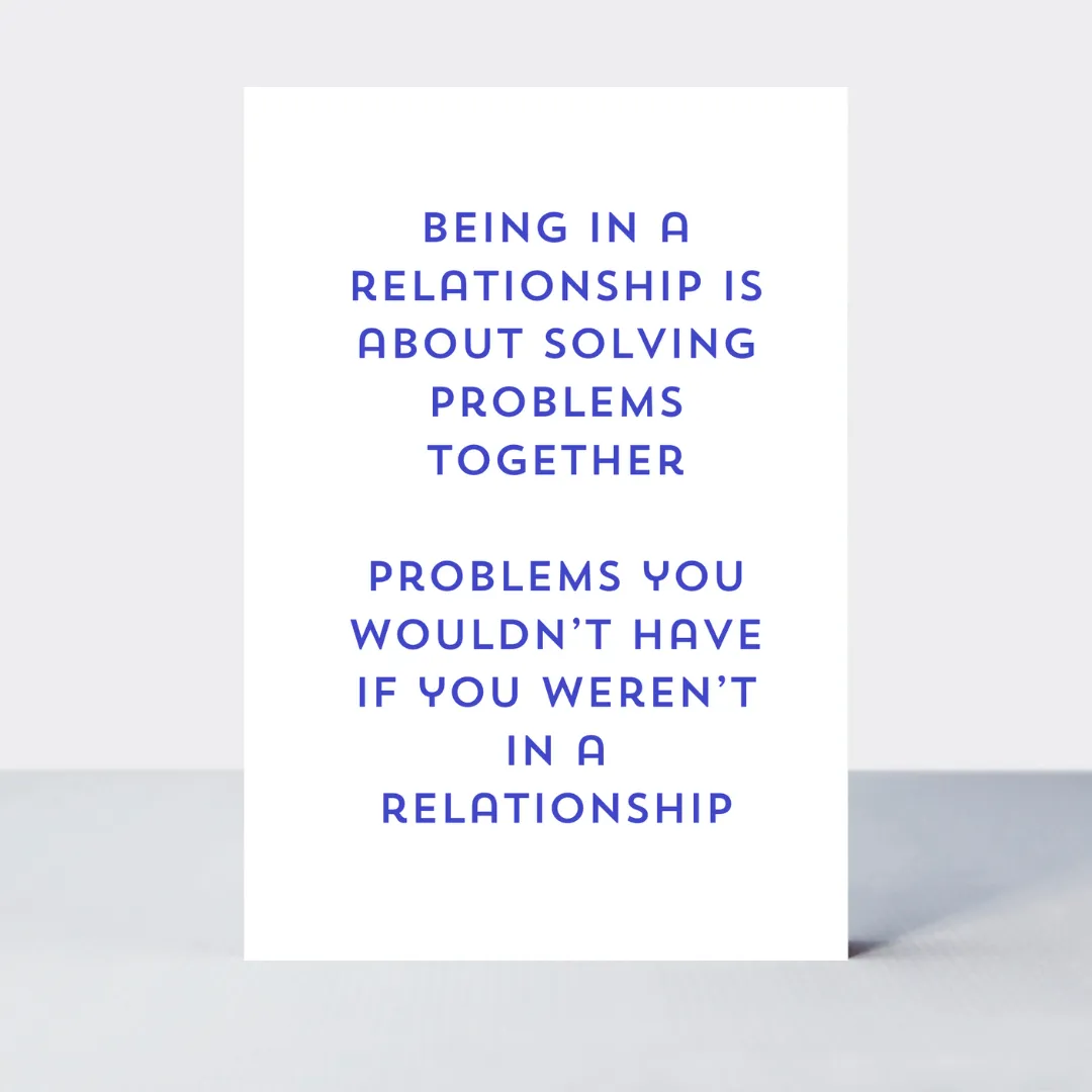 Quip Relationship Problem Solving Card