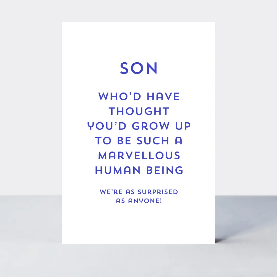 Quip Son Card