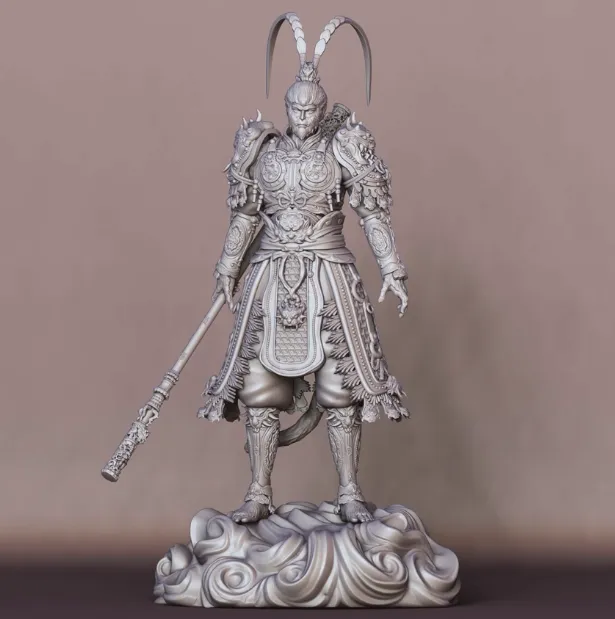 R047 - Games Character design, Black Myth Wukong 3d stl files, games character stl art, 3d stl file instant download