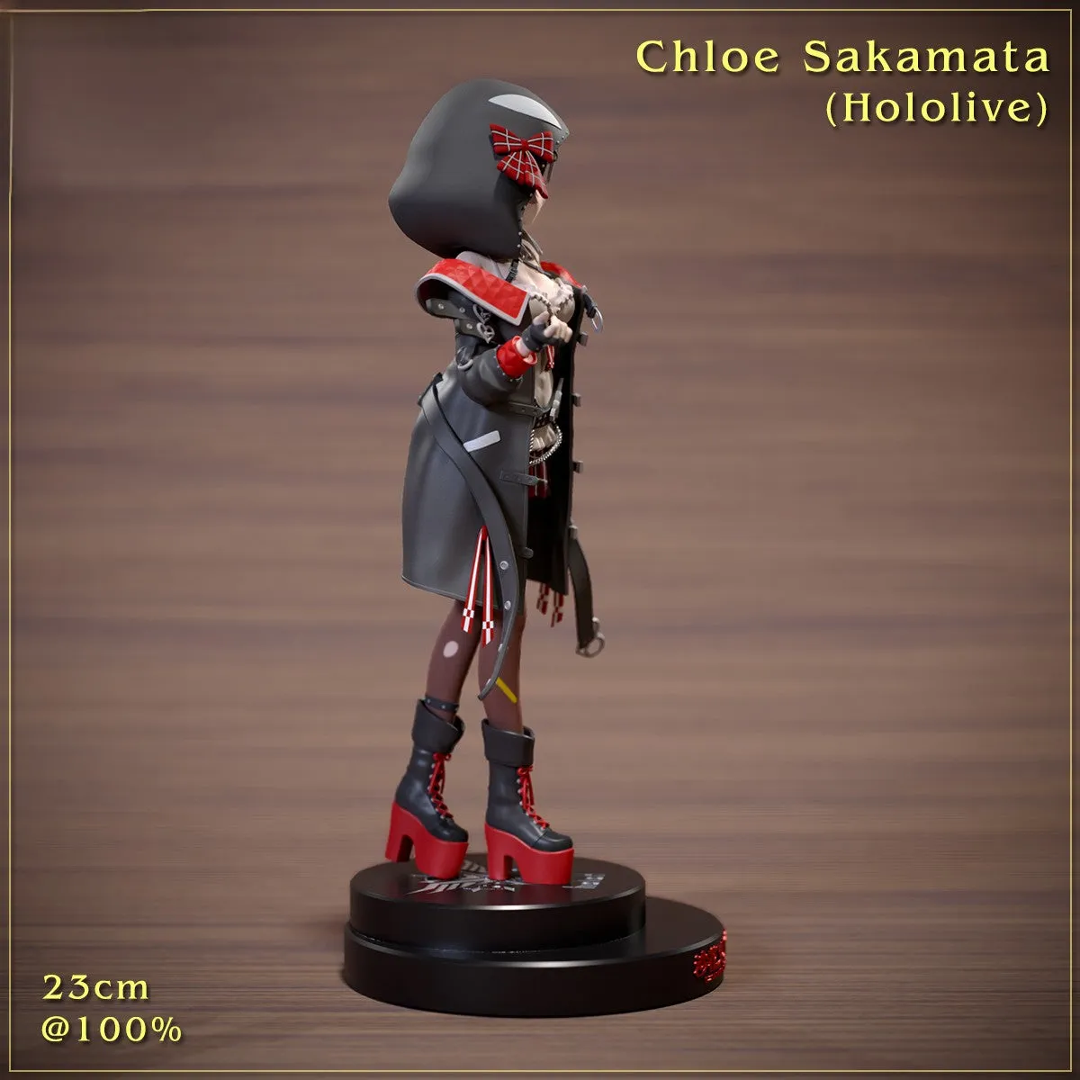 R213 - Hololive Vtuber character design, Cloe Sakamata, 3d stl files instant download