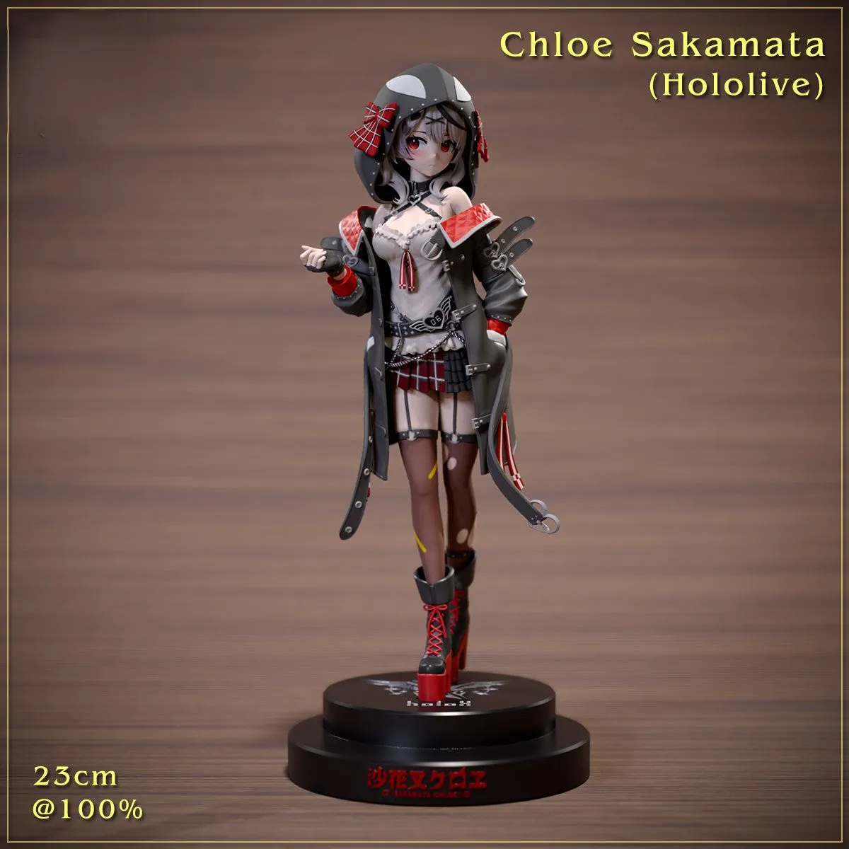 R213 - Hololive Vtuber character design, Cloe Sakamata, 3d stl files instant download