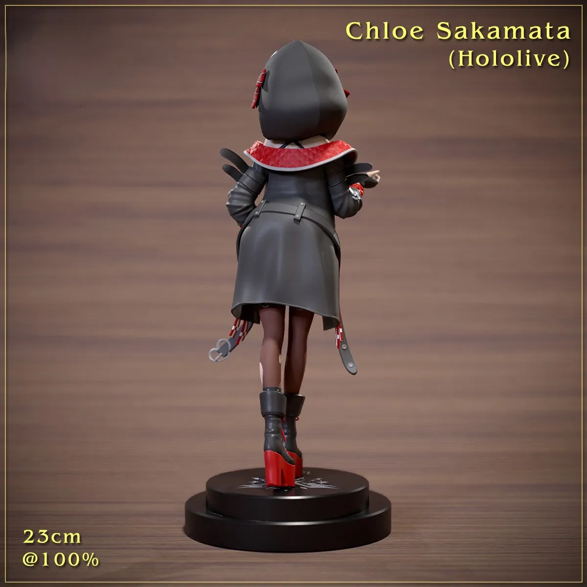 R213 - Hololive Vtuber character design, Cloe Sakamata, 3d stl files instant download