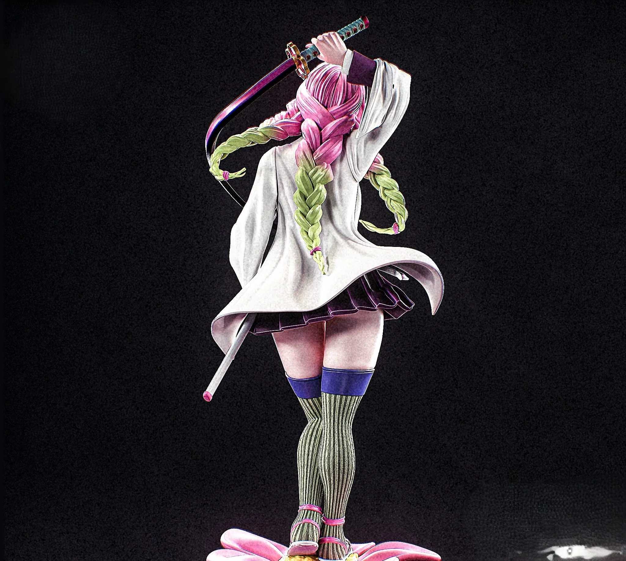 R223 - Anime character design, Mitsuri Kanjiro NxSF character design, 3d stl instant download files