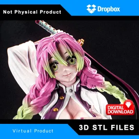 R223 - Anime character design, Mitsuri Kanjiro NxSF character design, 3d stl instant download files