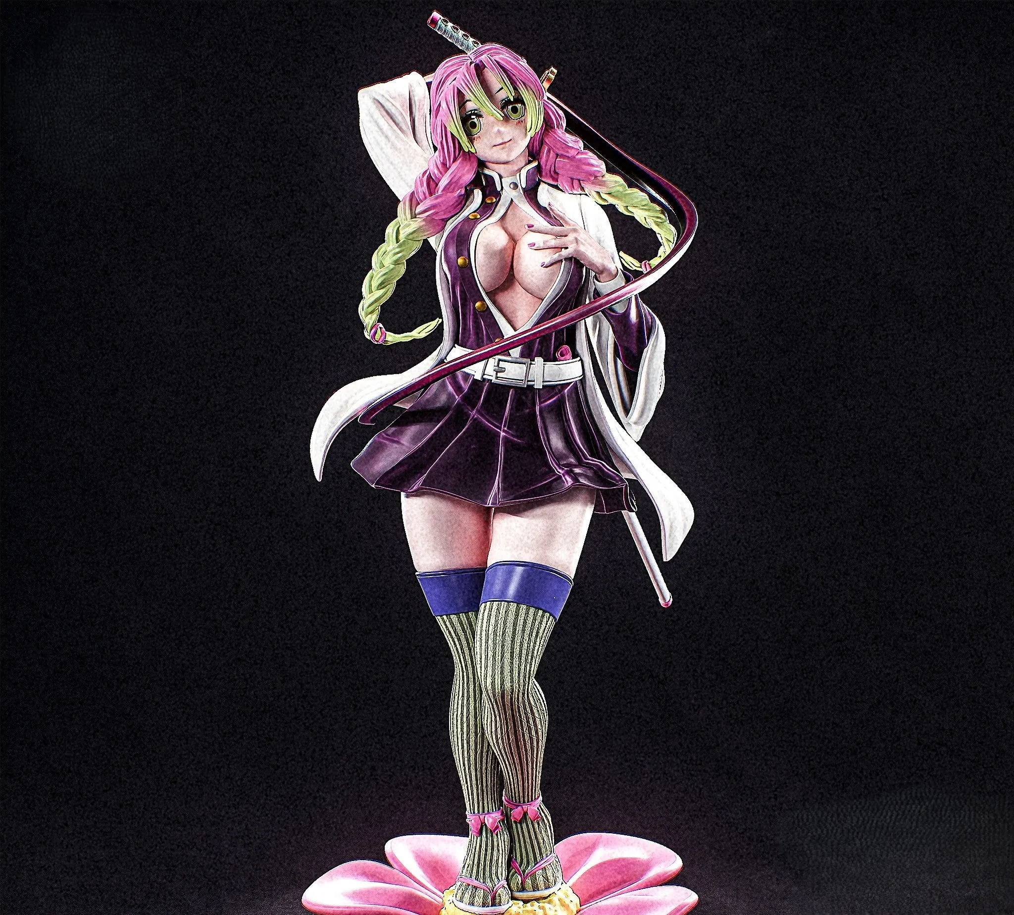 R223 - Anime character design, Mitsuri Kanjiro NxSF character design, 3d stl instant download files